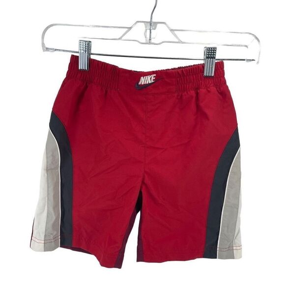 Nike boys Lined Red Swim Volleyball Short Size 6 NWT - Picture 1 of 10